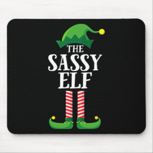 Sy Elf Matching Family Group Christmas Party  Mouse Pad