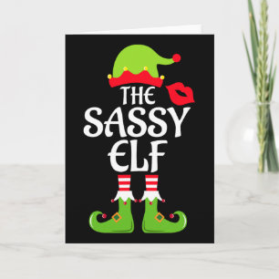 Sy Elf Matching Family Group Christmas Party Xmas Card