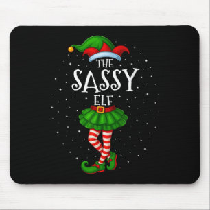 Sy Elf Matching Family Women Girls Christmas Party Mouse Pad