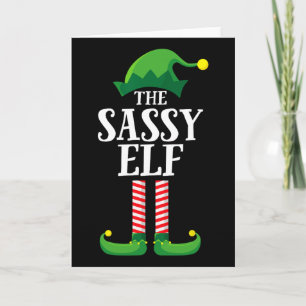 Sy Elf Shirt Matching Family Group Christmas Card