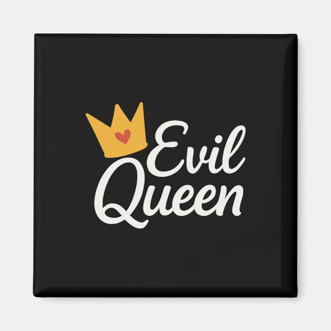 Sy Evil Queen Crown Funny Costume  Magnet (Front)