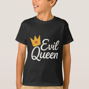 Sy Evil Queen Crown Funny Costume  T-Shirt