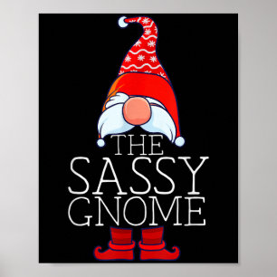 Sy Gnome Family Matching Group Christmas Outfits P Poster