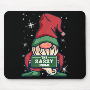 Sy Gnome Xmas Elf Matching Family Christmas Pajama Mouse Pad