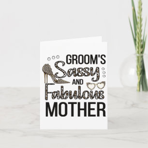 Sy Mother Of The Groom Shower Groom's Mum  Card