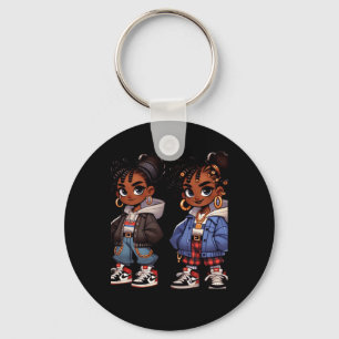 Sy Sisters Twin Vibes Sticker Key Ring