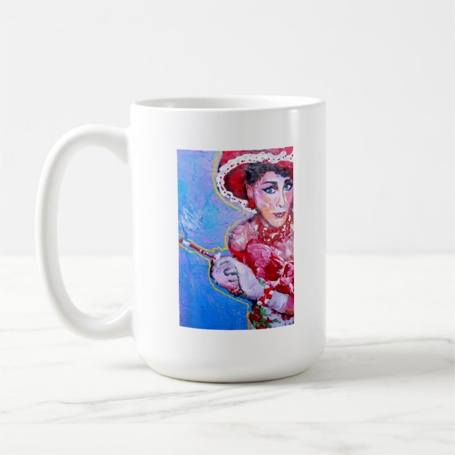 Sybil's "Church Lady"Mug.. Coffee Mug (Left)