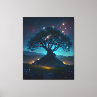 sycamore gap canvas print