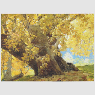 Sycamore in Autumn by Edgar Payne Tissue Paper