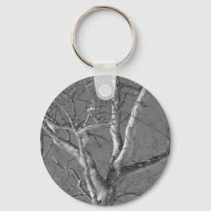 Sycamore Tree Against Winter Sky Items Key Ring
