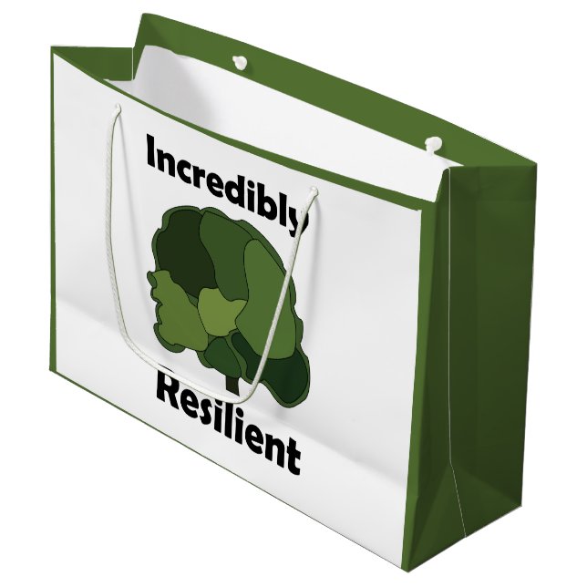 Sycamore Tree Incredibly Resilient Inspirational Large Gift Bag (Front Angled)