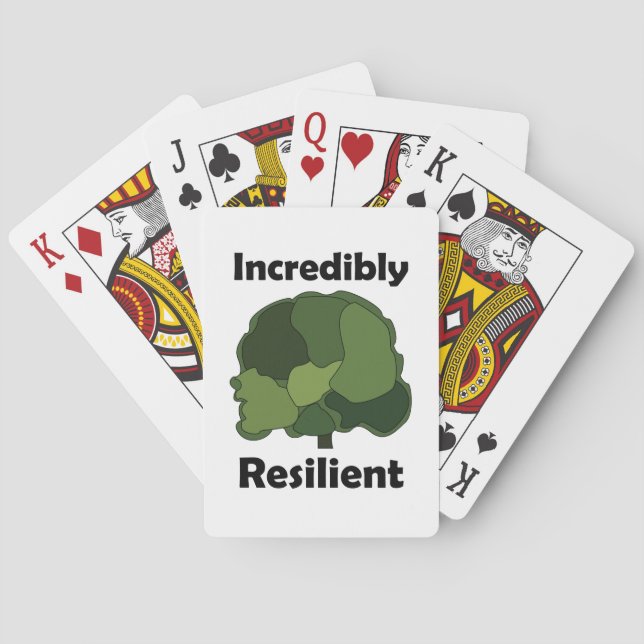 Sycamore Tree Incredibly Resilient Inspirational Playing Cards (Back)