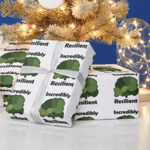Sycamore Tree Incredibly Resilient Inspirational Wrapping Paper