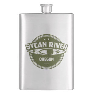 Sycan River Oregon Kayaking Hip Flask