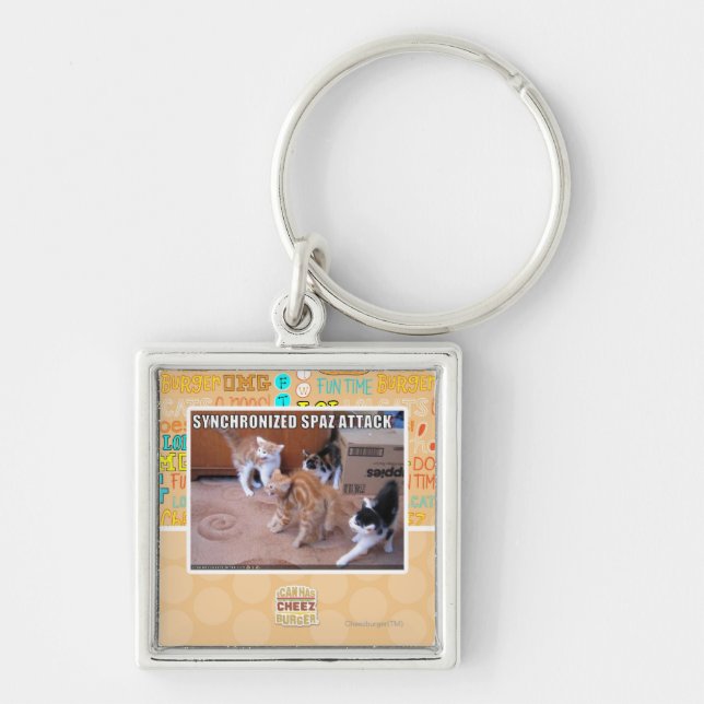 Sychronized Spaz Attack Key Ring (Front)