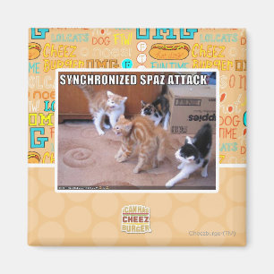 Sychronized Spaz Attack Magnet
