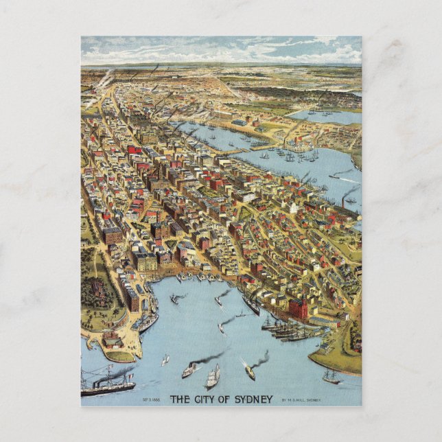 sydney1888 postcard (Front)