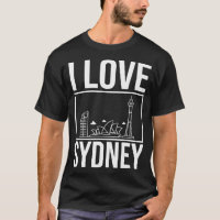 Sydney Australia City Skyline Map Travel