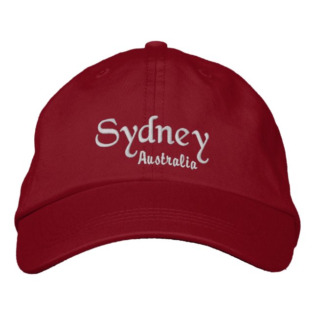 Sydney Australia Embroidered Hat (Front)