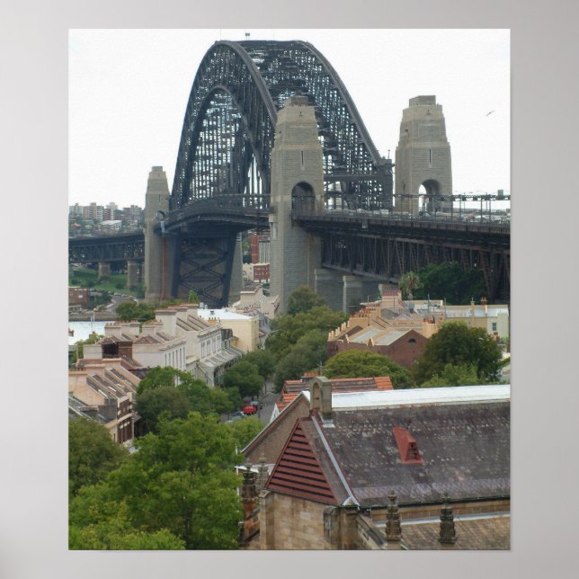 Sydney, Australia. Harbor Bridge. Poster (Front)
