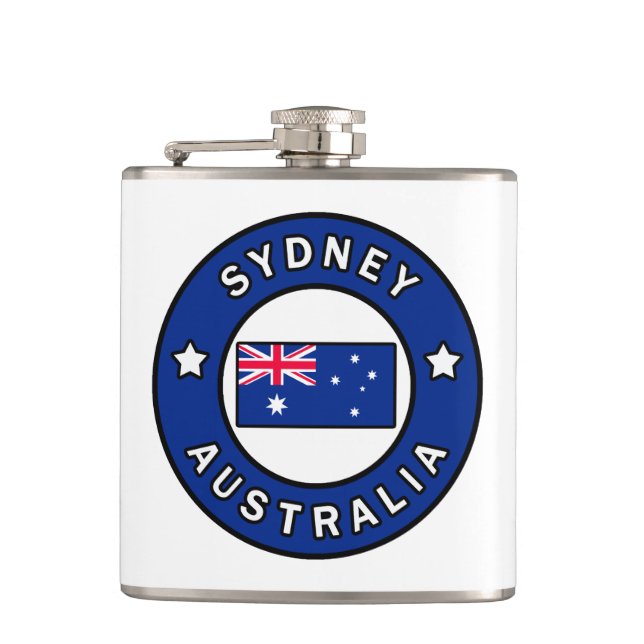 Sydney Australia Hip Flask (Front)