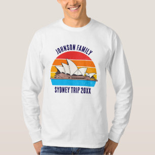 Sydney Australia Opera House Custom Long Sleeve T-Shirt