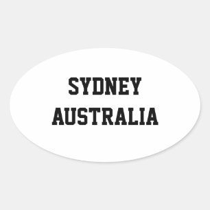 Sydney Australia oval stickers