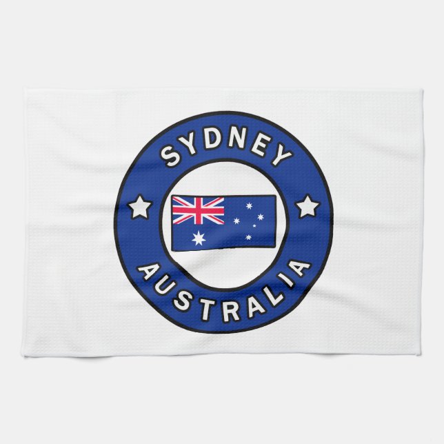 Sydney Australia Tea Towel (Horizontal)