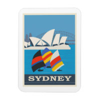 Sydney, Australia Vintage Travel Poster
