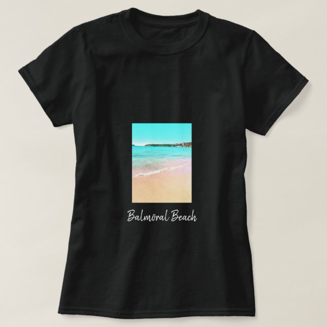 Sydney Balmoral Beach nature scenery T-Shirt (Design Front)