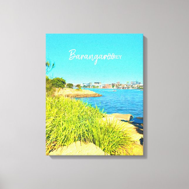 Sydney Barangaroo scenic travel Canvas Print (Front)