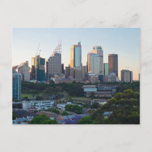 Sydney Business Centre Skyscrapers Postcard