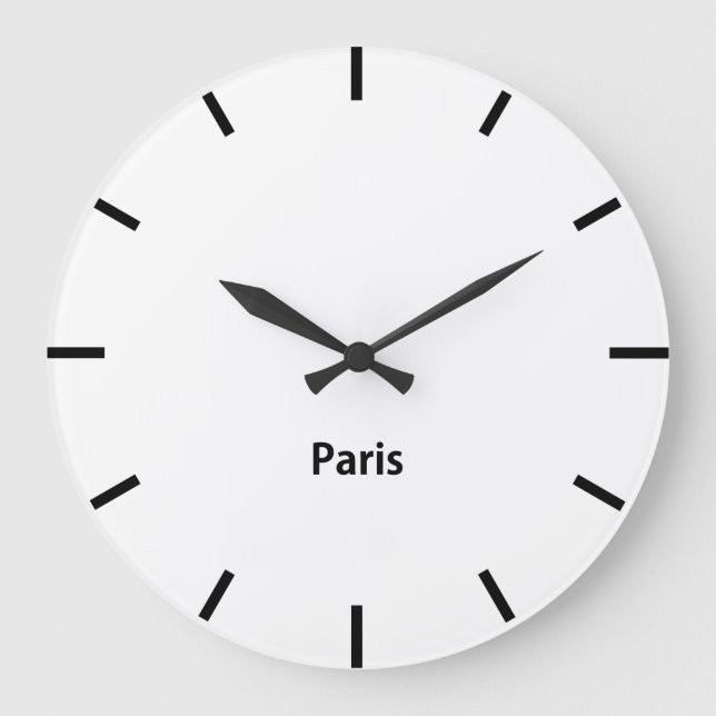 Sydney City Time Zone Newsroom Wall Large Clock (Front)