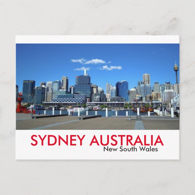 Sydney Darling Harbour Postcard (Front)