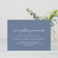 Sydney Dusty Blue Modern Wedding