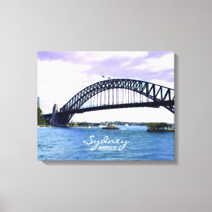 Sydney Ferry Harbour Bridge Canvas Print