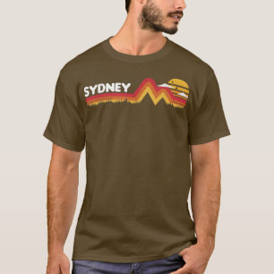Sydney Funny Retro Vintage Sunset Sydney 80s 90s T T-Shirt