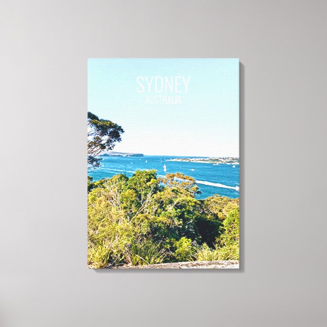 Sydney Georges Head Mosman Australia Canvas Print (Front)