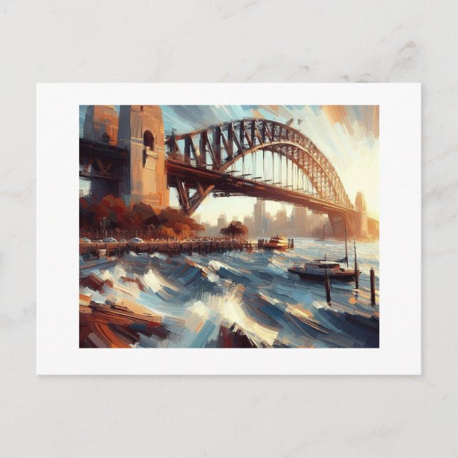 Sydney Harbor Bridge Australia Postcard (Front)