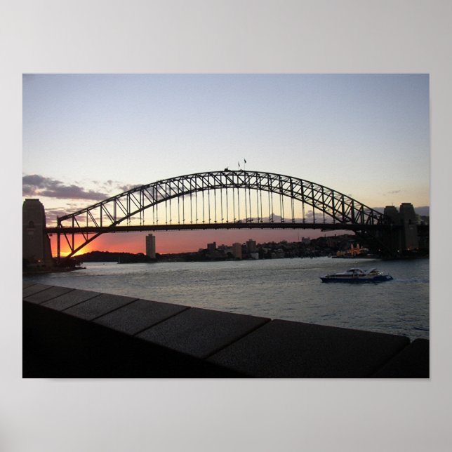 Sydney Harbor Bridge Poster (Front)