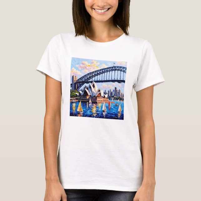 Sydney Harbor Vibrance Tee (Front)
