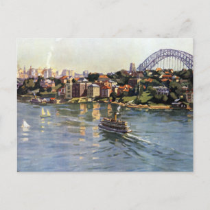 Sydney Harbour Australia Postcard