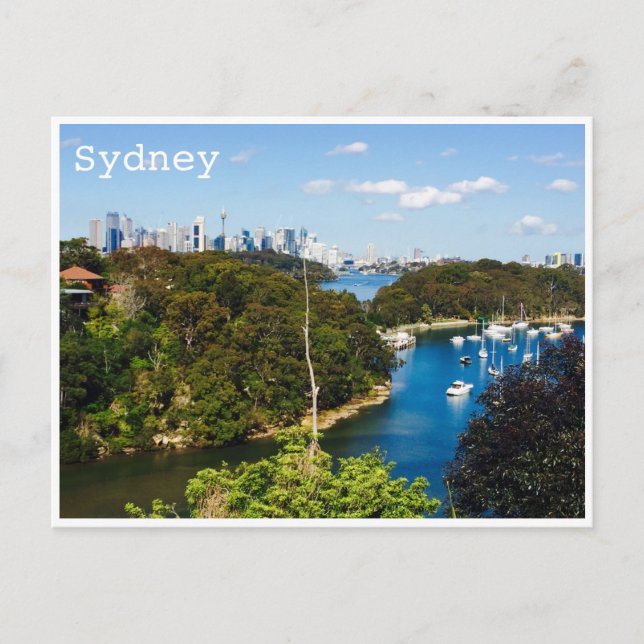 sydney harbour bays postcard (Front)