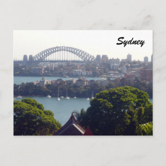sydney harbour bays postcard