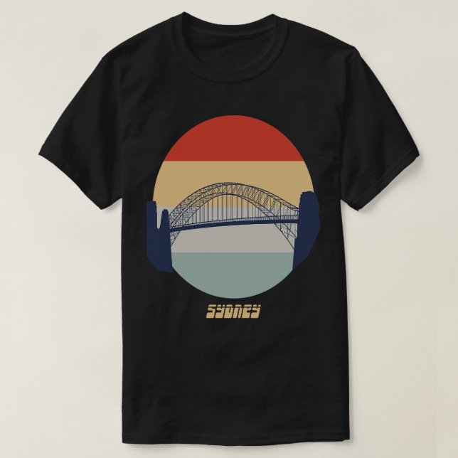 Sydney Harbour Bridge 2 T-Shirt (Design Front)