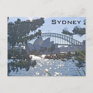Sydney Harbour Bridge and Opera House Postcard