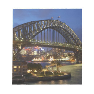 Sydney Harbour Bridge and Park Hyatt Sydney Hotel Notepad