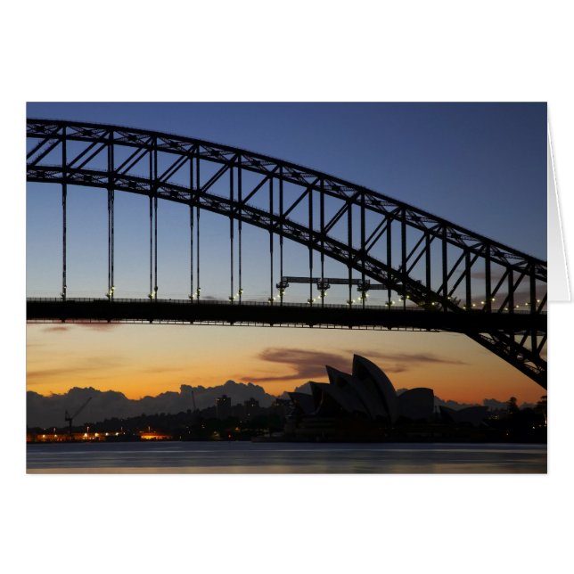 Sydney Harbour Bridge and Sydney Opera House at 2 (Front Horizontal)