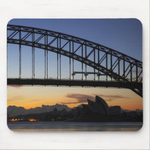 Sydney Harbour Bridge and Sydney Opera House at 2 Mouse Pad