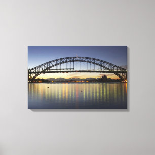 Sydney Harbour Bridge and Sydney Opera House at Canvas Print